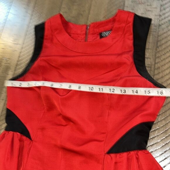 Prabal Garung Red Illusion Fit & Flare Dress Limited Edition for Target. Size 4 - Picture 15 of 17